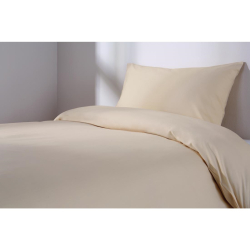 Mitre Essentials Spectrum Fitted Sheet Oatmeal Double GU180