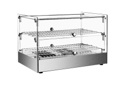 King XC50 Countertop 2 tier Heated Food Display Cabinet