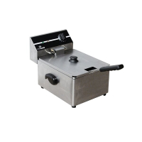 Countertop Electric Fryer | Single Basket Deep Fat Fryer | 6 Ltr Capacity | Chefmaster HEF144