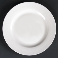 Wide Rim Round Plates | Ceramic Dinner Plates | 200mm | Lumina CD623