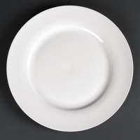 Wide Rim Round Plates | Dinner Plates | 270mm | Lumina CD625