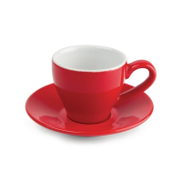 Cafe Espresso Cup | Red Coffee Cup | 100ml (3.38oz) | Olympia GK070