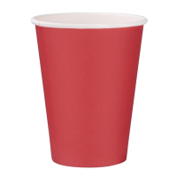 Takeaway Coffee Cups | Single Wall Red | 12oz | Fiesta GP407