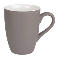 Matt Pastel Mug | Grey Ceramic Mug | 320ml Capacity | Olympia CS041