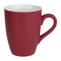 Pastel Mug | Matt Red Ceramic Mug | 320ml Capacity | Olympia CS043