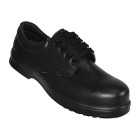 Commercial Safety Lace Up Shoes | Slipbuster Work Footwear | Black Size 42 | Slipbuster A844-42