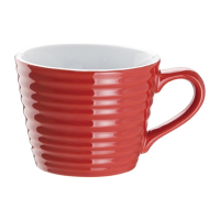 Cafe Aroma Mugs | Coffee Mugs | 230ml Capacity | Red | Olympia DH637