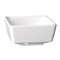 Square Dipping Bowl | White Porcelain Bowl | 2in Float Collection | APS GF090