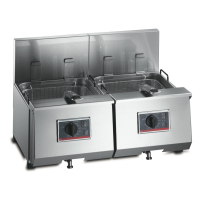 Lincat 650952 FriFri Profi 8  8 Electric Counter-top Twin Tank Fryer - 2 Baskets 