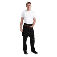 Half Bistro Apron | Memphis Bib Apron | 73 x 69cm | Chef Works B587
