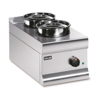 Electric Countertop Bain Marie | Dry Heat Bain Marie | Round Pots Base | Lincat BS3