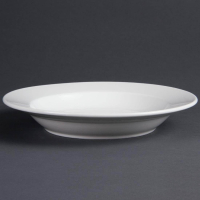 Deep Plates 270mm | Deep Round Plates | Porcelain Whiteware | Olympia C363