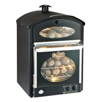 Commercial Potato Oven | Bake-King | Countertop Display Warmer | King Edward Black