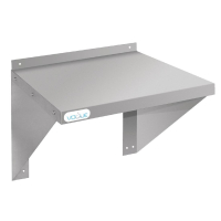 Stainless Steel Microwave Shelf | Commercial Kitchen Shelf | Large Wall Mount | CB912