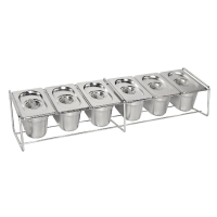 Wire Gastronorm Pan Stand | GN Pan Rack | Adjustable 7 Level | Vogue CC051
