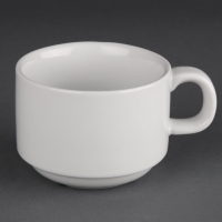 Stacking Cups | Porcelain Coffee Cups | 7oz Capacity | Athena Hotelware CC200