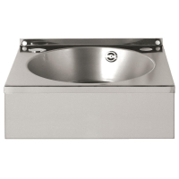 Commercial Hand Wash Basin | Stainless Steel Sink | Wall-Mounted | Basix CC264