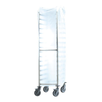 Commercial Racking Trolley Cover | Disposable Protective Sheet | Water-Resistant Catering Cover | Nisbets CC383