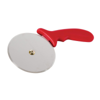 Pizza Wheel | Pizza Cutter | 4in Stainless Steel | Red Handle | CC407