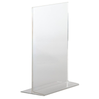 Acrylic Menu Holder | A4 Upright Display Stand | Table Card Holder | CC447