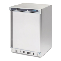 Commercial Undercounter Freezer | Stainless Steel Freezer | 140 Litre Capacity | Polar CD081