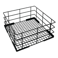 Commercial Wire High Sided Glass Basket | Glass Washer Rack | 500mm | Vogue CD244