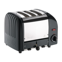Commercial 3 Slice Toaster | Vario Toaster | 3 Slot Wide-Mouth Design | Dualit 30076