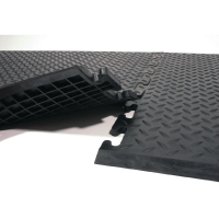 Rubber Safe Interlocking Middle Mats | Anti-Fatigue Floor Mats | Slip-Resistant Safety Mats | Coba CD542