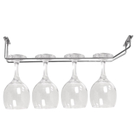 Wine Glass Rack | Hanging Glass Storage | 406mm Chrome | Olympia CE307