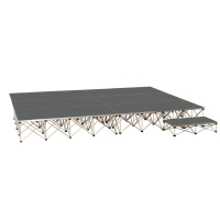U Litre Stage Package | Lightweight Portable Stage System | Aluminum Staging | Gopak CE874