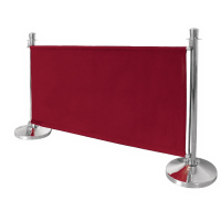 Canvas Barrier | Red Barrier System | Queue Management | Bolero CF138