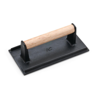 Steak Weight | Meat Press | Cast Iron Cooking Tool | Olympia CF237