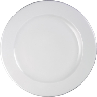 Profile Plates 270mm | Ceramic Dinner Plates | Elegant White Design | Churchill CF780
