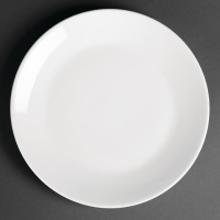 Coupe Plates 210mm | White Dinner Plates | Classic Porcelain | Royal Porcelain CG003