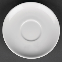 Tea Cup Saucers | Porcelain Saucers | 150mm Classic White | Royal Porcelain CG035