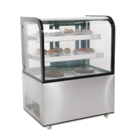Commercial Deli Display | Curved Glass Display Cabinet | 270 Litre Capacity | Polar CG841