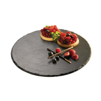 Revolving Platter Slate | Turntable Food Display | 320mm Diameter | APS CK356
