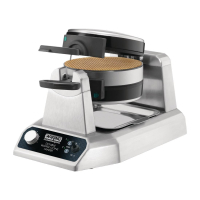 Commercial Double Waffle Cone Maker | Ice Cream Cone Maker | 900W Stainless Steel | Waring WWCM200K CK361