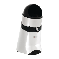 Commercial Citrus Juicer | Manual Juicer | Chrome Lever Press | Santos 52 CK691