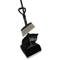 Lobby Dustpan and Brush Set | Standing Dustpan | Upright Cleaning Set | Jantex CK851