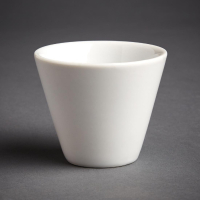 Conical Ramekin | White Ceramic Ramekin | 70mm Serving Dish | Olympia CM164