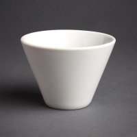 Conical Ramekin | White Ceramic Ramekin | 110mm | Olympia CM165