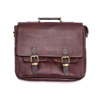 Commercial Knife Bag | Chef Knife Roll | 10 Slots Leather Messenger | Boldric CM558