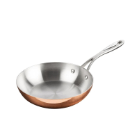 Copper Frying Pan | Tri Wall Frying Pan | 200mm | Vogue CM678