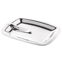 Stainless Steel Tip Tray | Bill Holder | Square Design with Clip | Olympia CM759