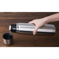 Vacuum Flask | Stainless Steel Thermos | 1 Litre Capacity | Olympia CN696