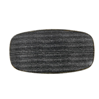 Rectangular Plate | Charcoal Serving Plate | 355mm Homespun Design | Churchill Studio Prints CR067