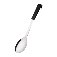 Serving Spoon | Black Handled Kitchen Utensil | 340mm Length | Vogue CS910