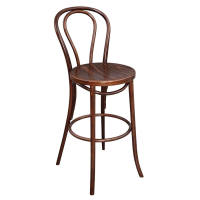 Bentwood Bistro High Stool | Wooden Bar Stool | 76cm Height | Fameg CW012