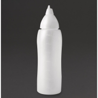 Clear Non-Drip Sauce Bottle | Squeeze Bottle | 24oz Capacity | Araven CW113